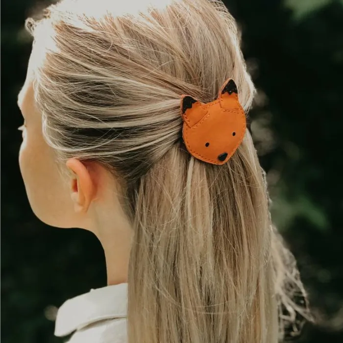 Donsje Amsterdam Clips Boys Josy Classic Hairclip Maple Nubuck