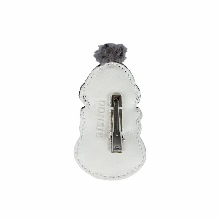 Donsje Amsterdam Clips Boys Wonda Hairclip Off White Leather