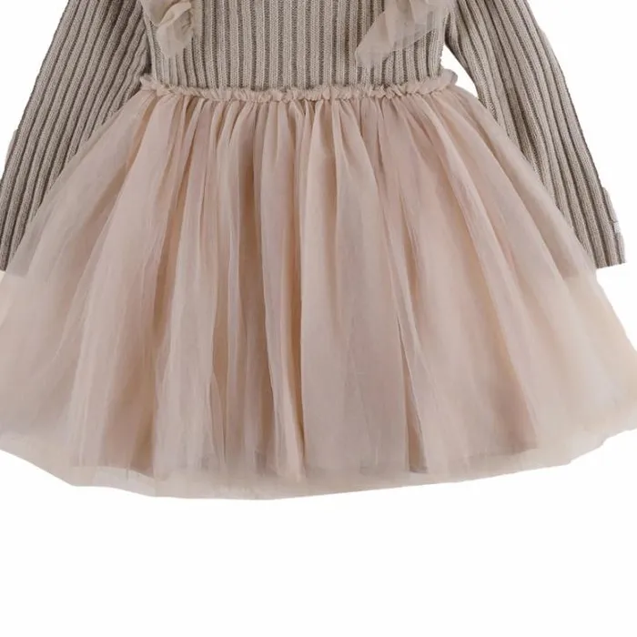 Donsje Amsterdam Dresses and Skirts Baby Bilie Dress Lavender Brown