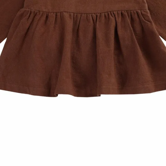 Donsje Amsterdam Dresses and Skirts Baby Maxime Dress Rust