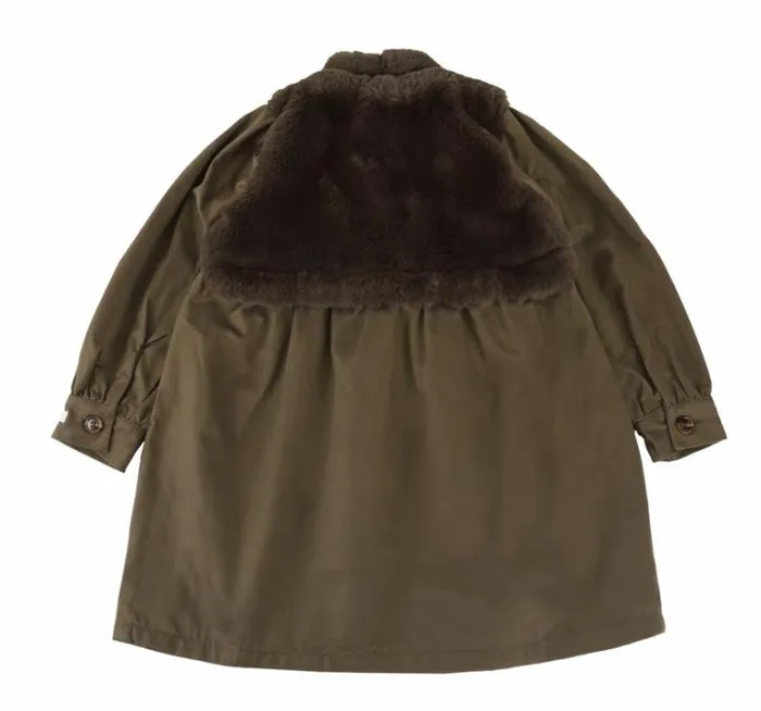 Donsje Amsterdam Dresses and Skirts Girls Benties Dress Forest Brown