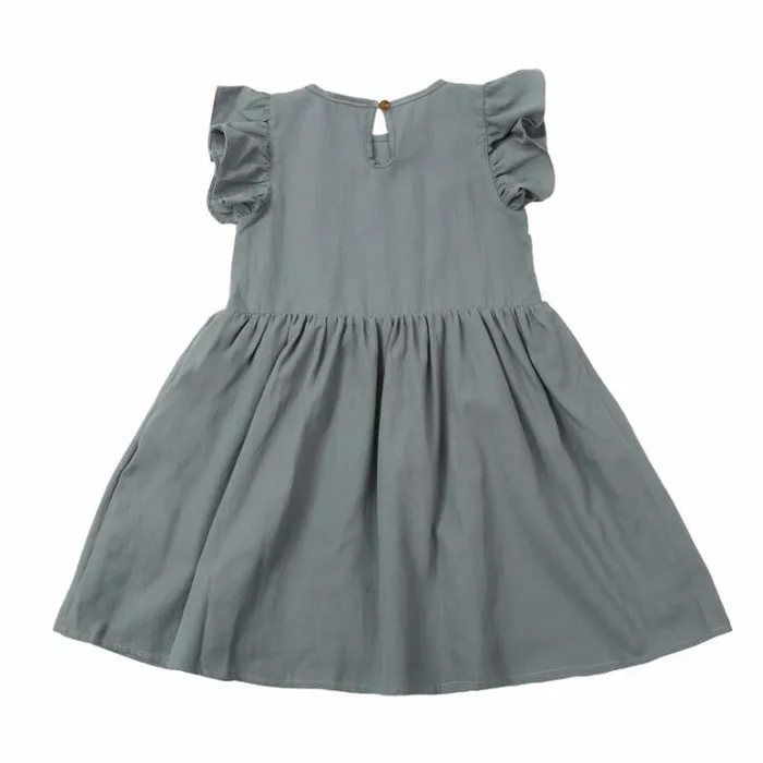 Donsje Amsterdam Dresses and Skirts Girls Calis Dress Green Dew