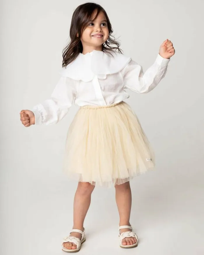 Donsje Amsterdam Dresses and Skirts Girls Kya Skirt Pearl