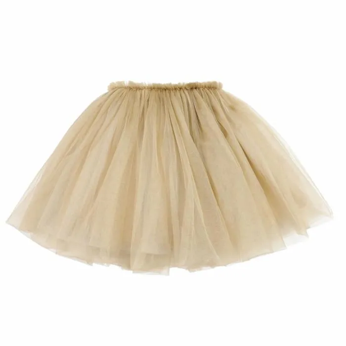 Donsje Amsterdam Dresses and Skirts Girls Pien Skirt Vintage Khaki Metallic