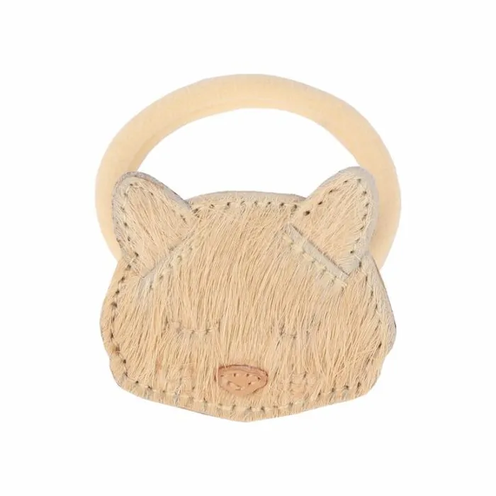 Donsje Amsterdam Hair Accessories Girls Josy Exclusive Hair Tie Cream Cow Hair