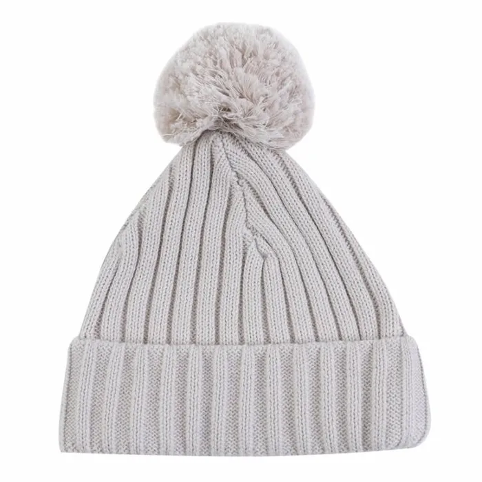 Donsje Amsterdam Hats and Mittens Boys Gissa Hat Blush White