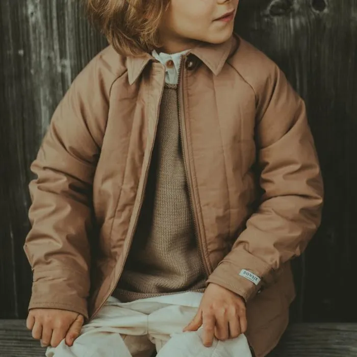 Donsje Amsterdam Jackets and Gilets Boys Nevis Jacket Praline