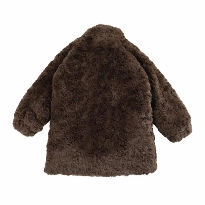 Donsje Amsterdam Jackets and Gilets Girls Mila Jacket Brown Teddy