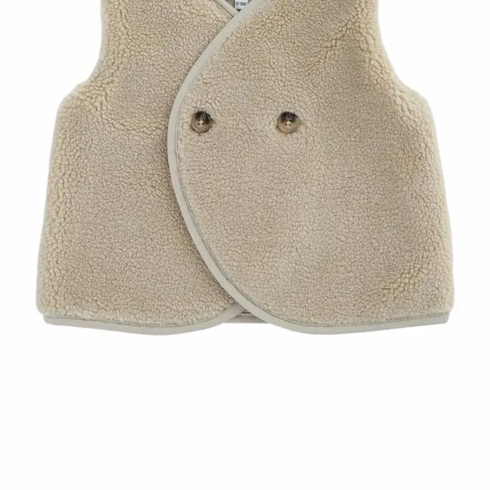 Donsje Amsterdam Jackets and Gilets Girls Monty Gilet Beige