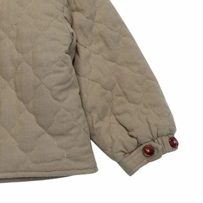 Donsje Amsterdam Jackets and Gilets Girls Quincy Jacket Warm Sage