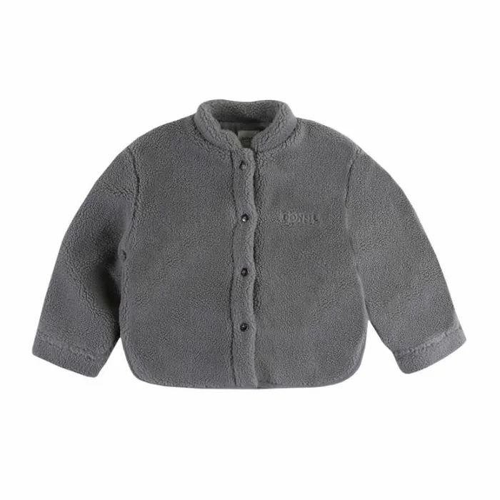 Donsje Amsterdam Jackets and Gilets Girls Thom Overshirt Lava Grey