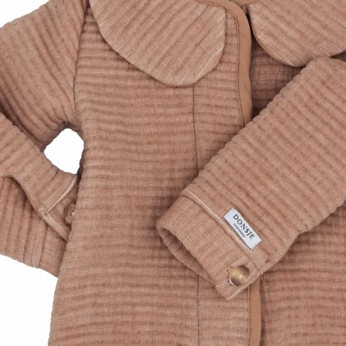 Donsje Amsterdam Jackets and Gilets Girls Volie Jacket Rose Clay