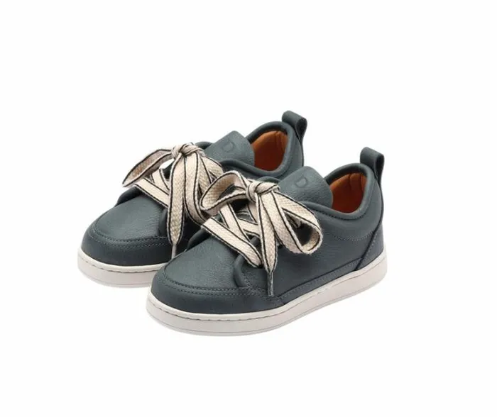 Donsje Amsterdam Low Shoes Boys Oney Sneakers Stellar Blue Leather