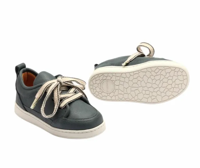 Donsje Amsterdam Low Shoes Boys Oney Sneakers Stellar Blue Leather