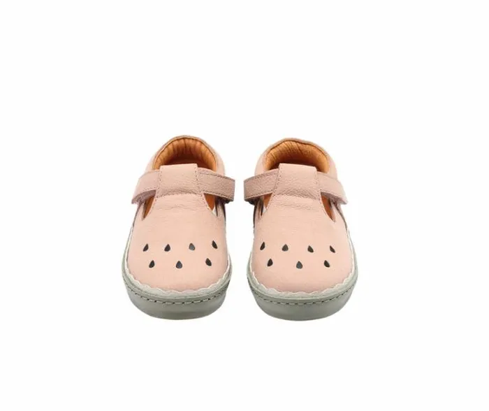 Donsje Amsterdam Low Shoes Girls Bowi Shoes Coral Betting Leather
