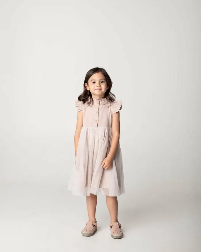 Donsje Amsterdam Low Shoes Girls Bowi Shoes Coral Betting Leather