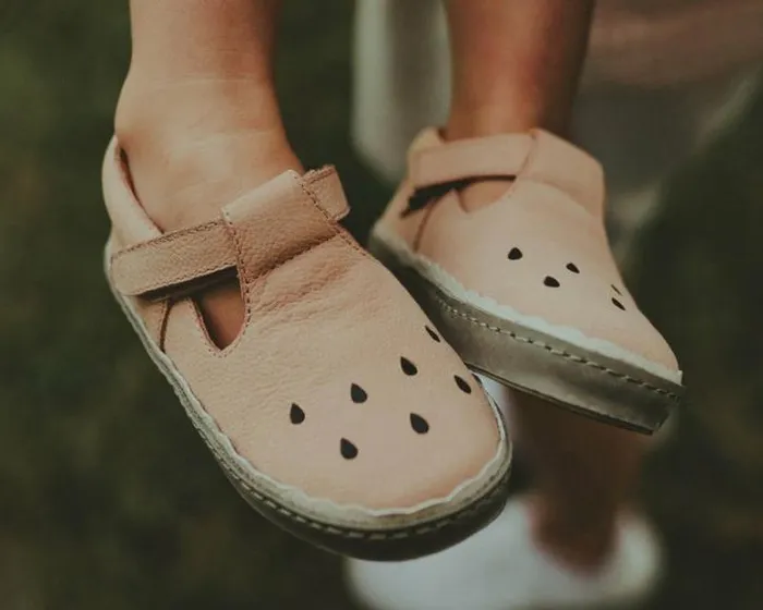 Donsje Amsterdam Low Shoes Girls Bowi Shoes Coral Betting Leather