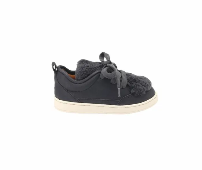 Donsje Amsterdam Low Shoes Girls Sandor Sneakers Navy Leather