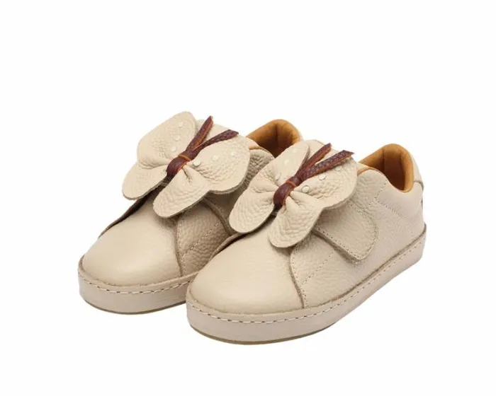 Donsje Amsterdam Low Shoes Girls Tettie Light Rose Leather
