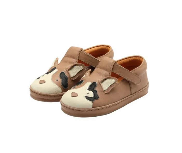 Donsje Amsterdam Low Shoes Girls Xan Exclusive Shoes Hazelnut Leather