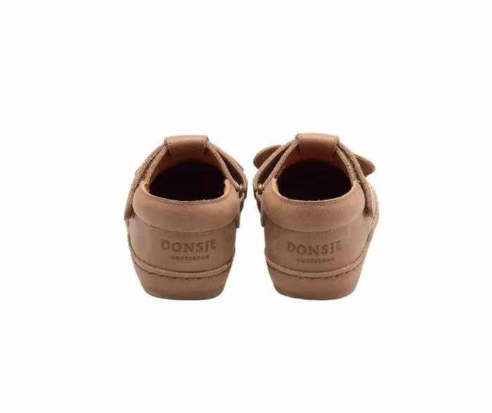 Donsje Amsterdam Low Shoes Girls Xan Exclusive Shoes Hazelnut Leather