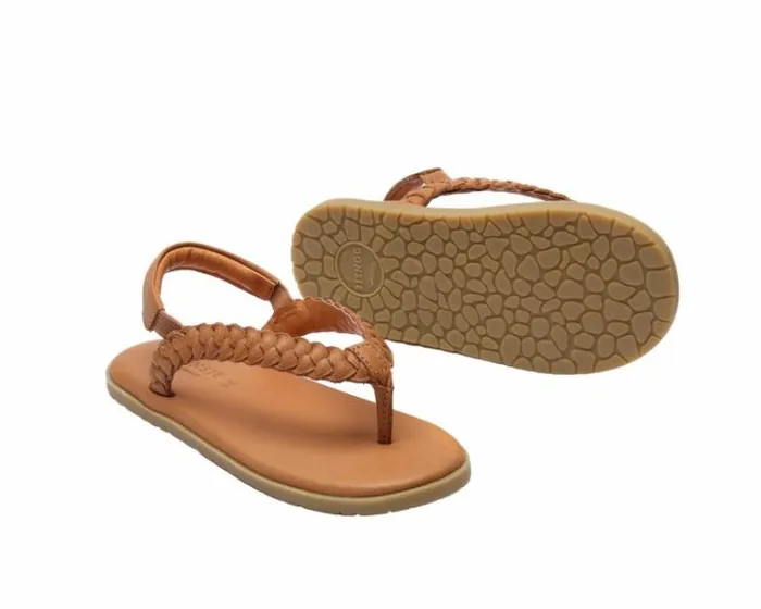 Donsje Amsterdam Sandals Boys Jackson Caramel Leather
