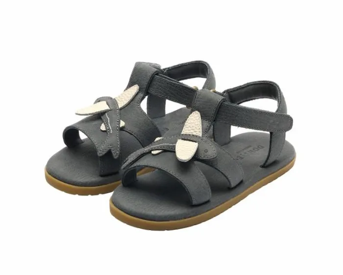 Donsje Amsterdam Sandals Boys Lee Sea Petrol Leather