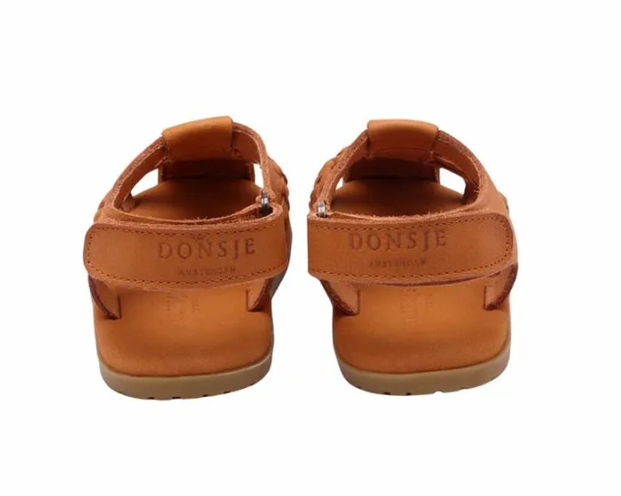 Donsje Amsterdam Sandals Boys Rizzo Caramel Leather