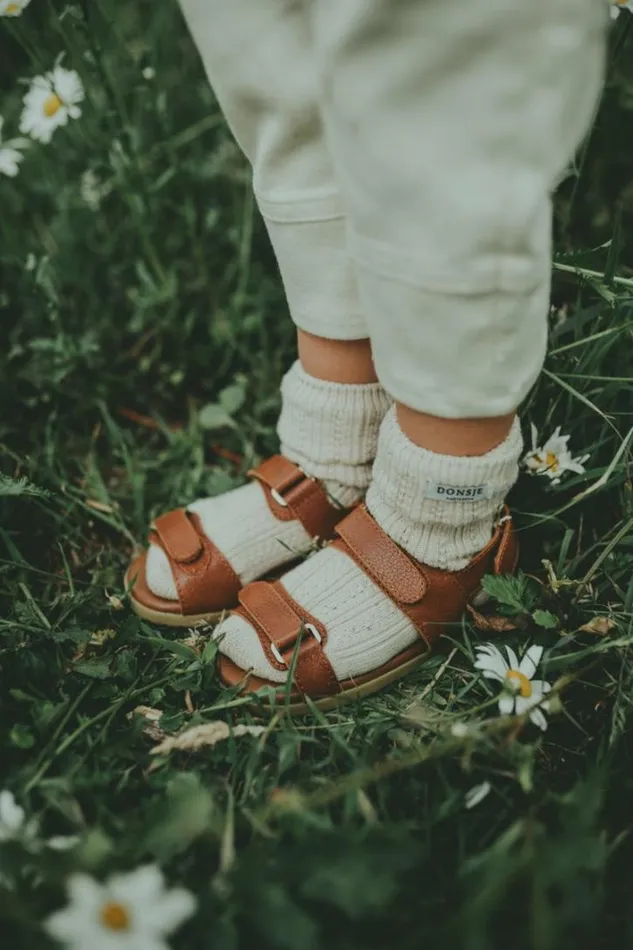 Donsje Amsterdam Sandals Boys Topo Cognac Leather