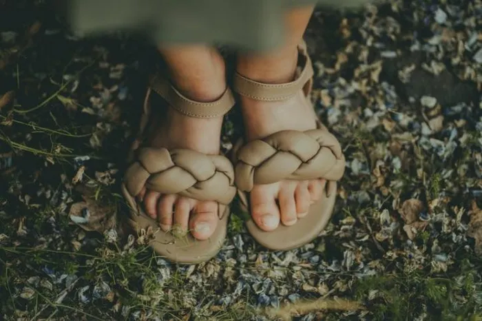 Donsje Amsterdam Sandals Girls Benz Sandals Beige Sheep Leather