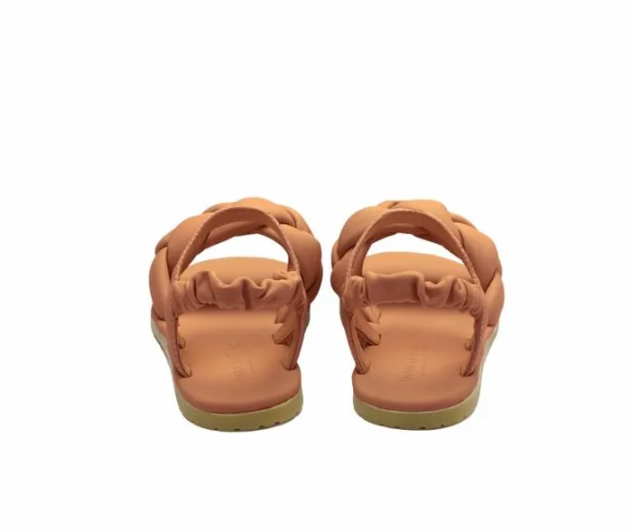 Donsje Amsterdam Sandals Girls Benz Sandals Walnut Sheep Leather