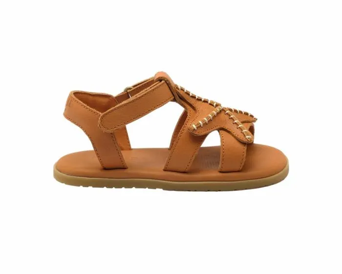Donsje Amsterdam Sandals Girls Lee Sea Caramel Leather