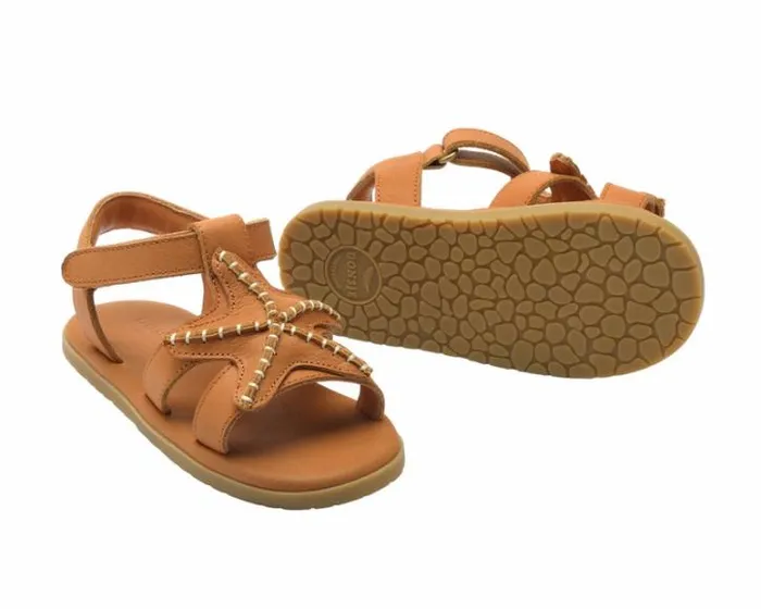 Donsje Amsterdam Sandals Girls Lee Sea Caramel Leather