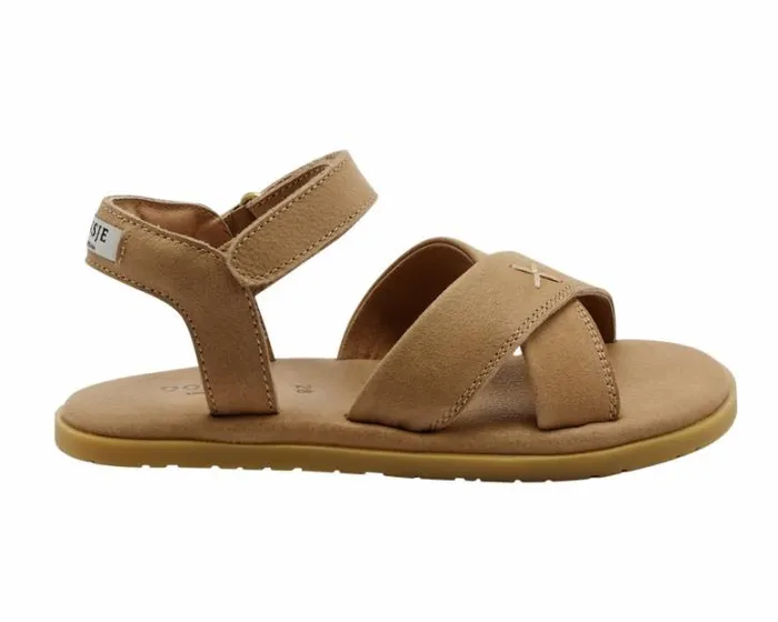 Donsje Amsterdam Sandals Girls Qotis Sandals Taupe Leather