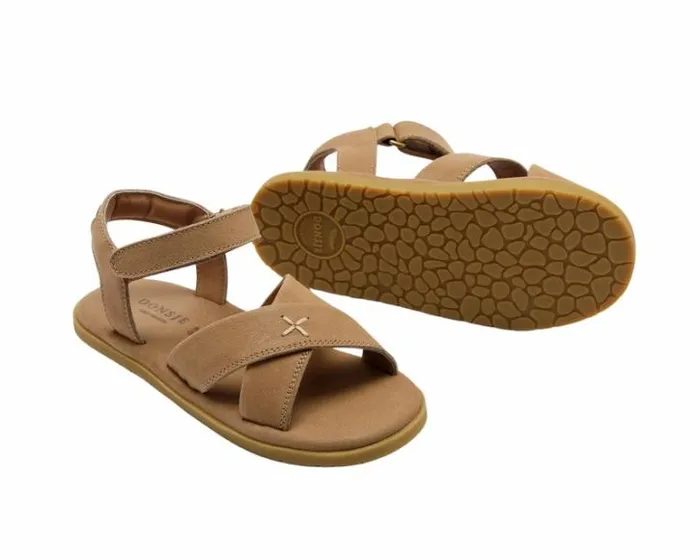 Donsje Amsterdam Sandals Girls Qotis Sandals Taupe Leather