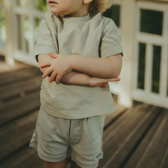 Donsje Amsterdam Shirts and Blouses Baby Jig Shirt Olive Grey