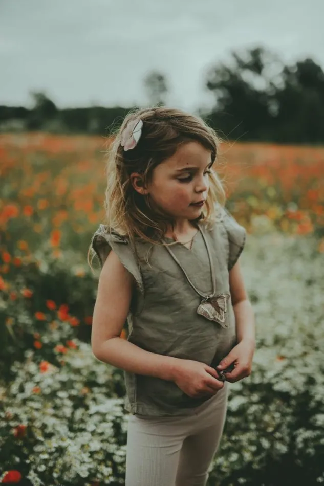 Donsje Amsterdam Shirts and Blouses Baby Luna Blouse Olive Grey