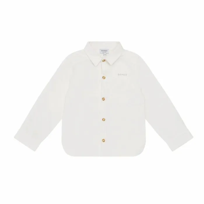 Donsje Amsterdam Shirts and Blouses Boys Bellare Shirt Off White