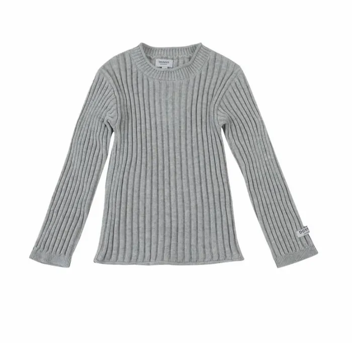 Donsje Amsterdam Shirts and Blouses Boys Dion Shirt Pale Grey Melange
