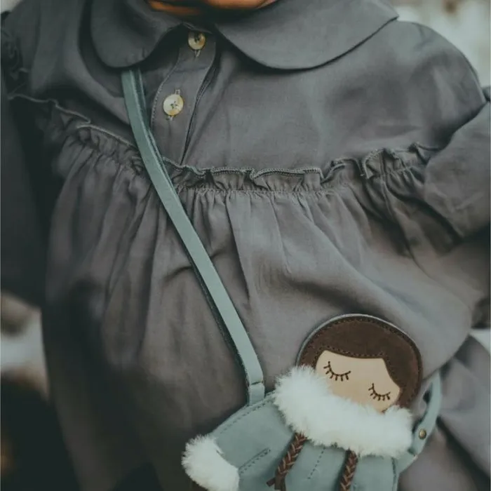 Donsje Amsterdam Shirts and Blouses Girls Fleur Blouse Anthracite