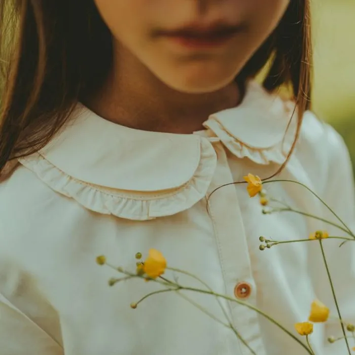 Donsje Amsterdam Shirts and Blouses Girls Luana Blouse Off White