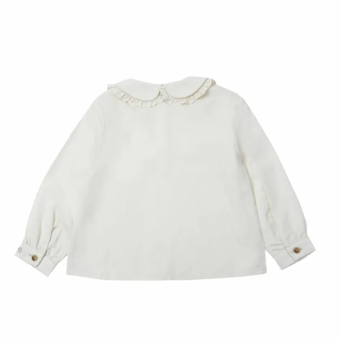 Donsje Amsterdam Shirts and Blouses Girls Luana Blouse Off White