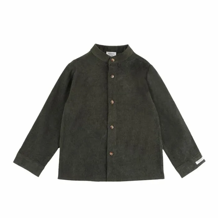 Donsje Amsterdam Shirts and Blouses Girls Nitou Shirt Forest Green