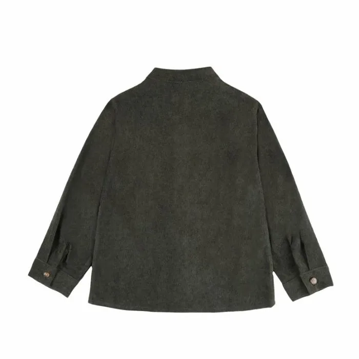 Donsje Amsterdam Shirts and Blouses Girls Nitou Shirt Forest Green