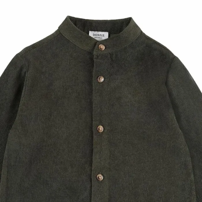 Donsje Amsterdam Shirts and Blouses Girls Nitou Shirt Forest Green