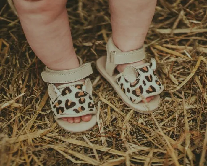 Donsje Amsterdam Shoes Baby Alina Sandals Ivory Classic Leather