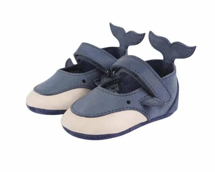 Donsje Amsterdam Shoes Baby Amigu Shoes Petrol Nubuck