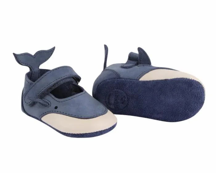 Donsje Amsterdam Shoes Baby Amigu Shoes Petrol Nubuck