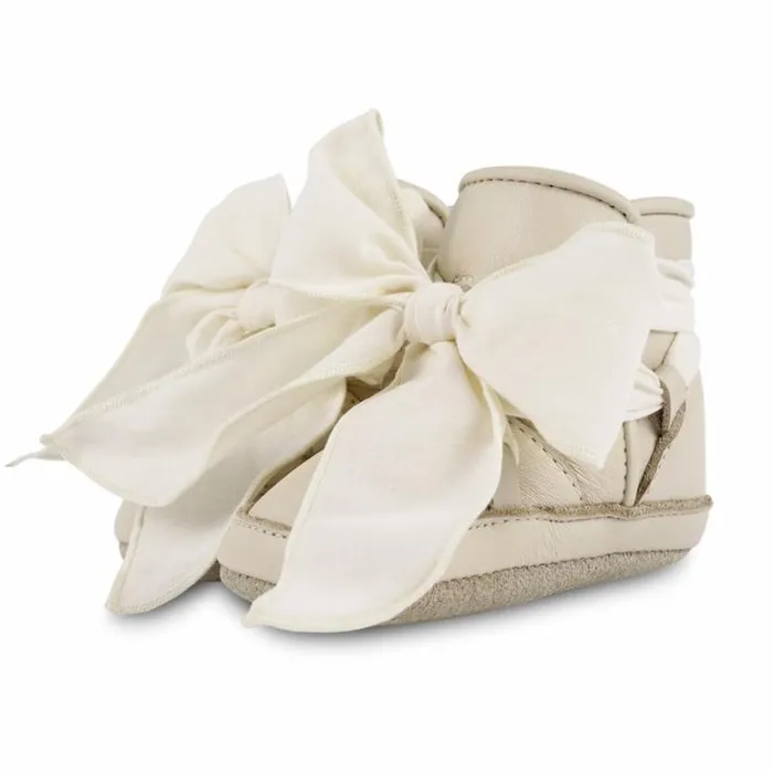 Donsje Amsterdam Shoes Baby Anouk Booties Cream Leather