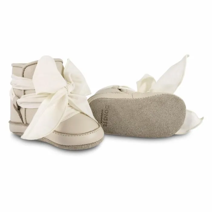 Donsje Amsterdam Shoes Baby Anouk Booties Cream Leather